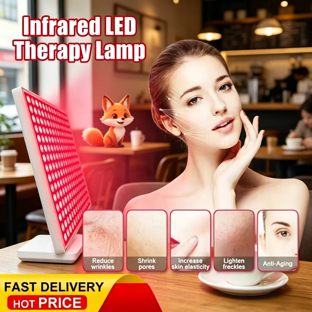 

Ravissant Red LED Phototherapy Combination Panel Rare Beauty Panel Lamp 660nm/850nm Exclusive Home Heating Lamp Instrument 45W
