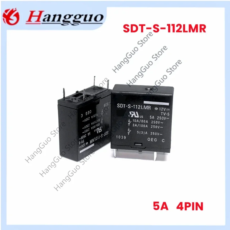 2PCS 5PCS 10PCS/Lot Original and brand new  SDT-S-112DMR 10A 12V SDT-S-112LMR 5A 12VDC