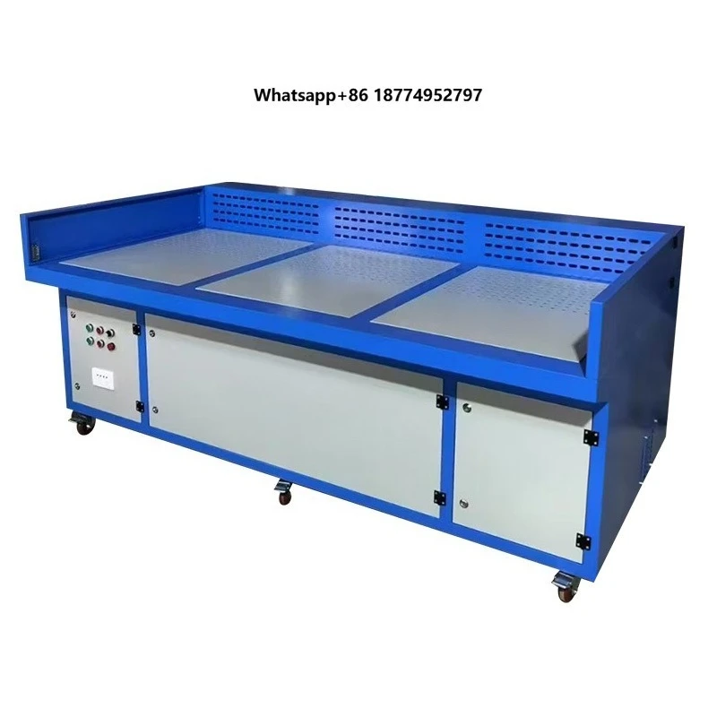 Portable Flat Sanding Workbench for Hardware and Woodworking  High-Efficiency Dust-Extracting Deburring Station