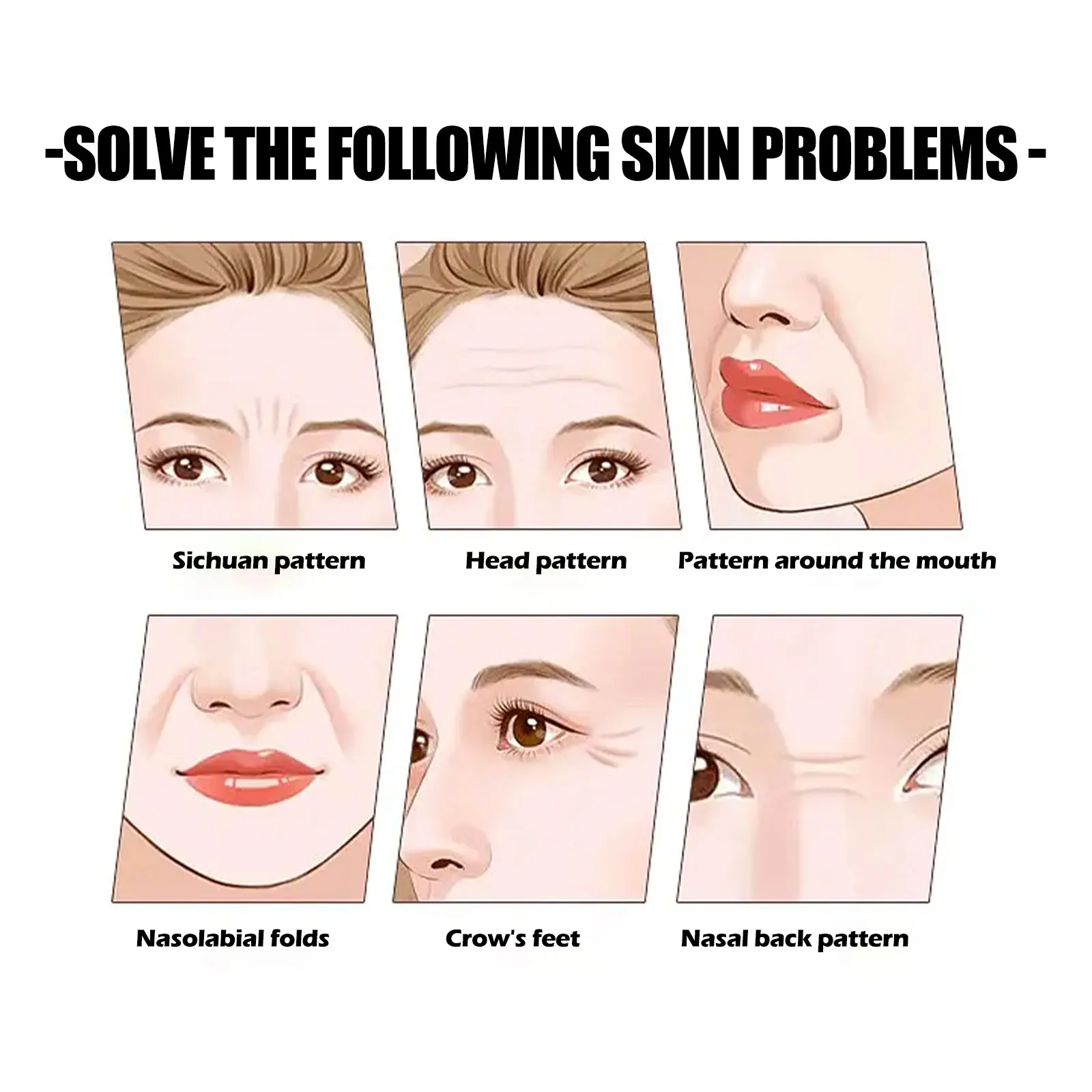 EELHOE Facial Care Patch: Firming, Moisturizing, Facial Lifting, Reducing Facial Skin Aging & Forehead Wrinkles Treatment Patch