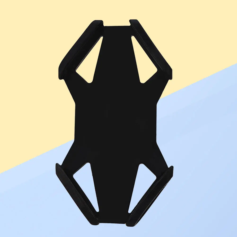 

Universal Silicone Bike Phone Holder Stand Anti-Slip Mobile Phone Motorcycle Mount Handlebar GPS Bracket Compatible 4.3-6 Inches