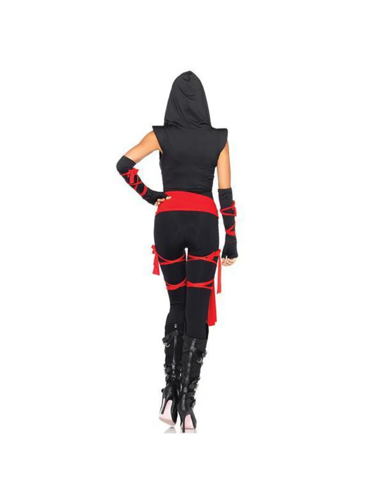 

SXL женский костюм ниндзя для сцены, orm loween, ролевой костюм самурая, Fire adow, женский костюм ниндзя, лето 2023,