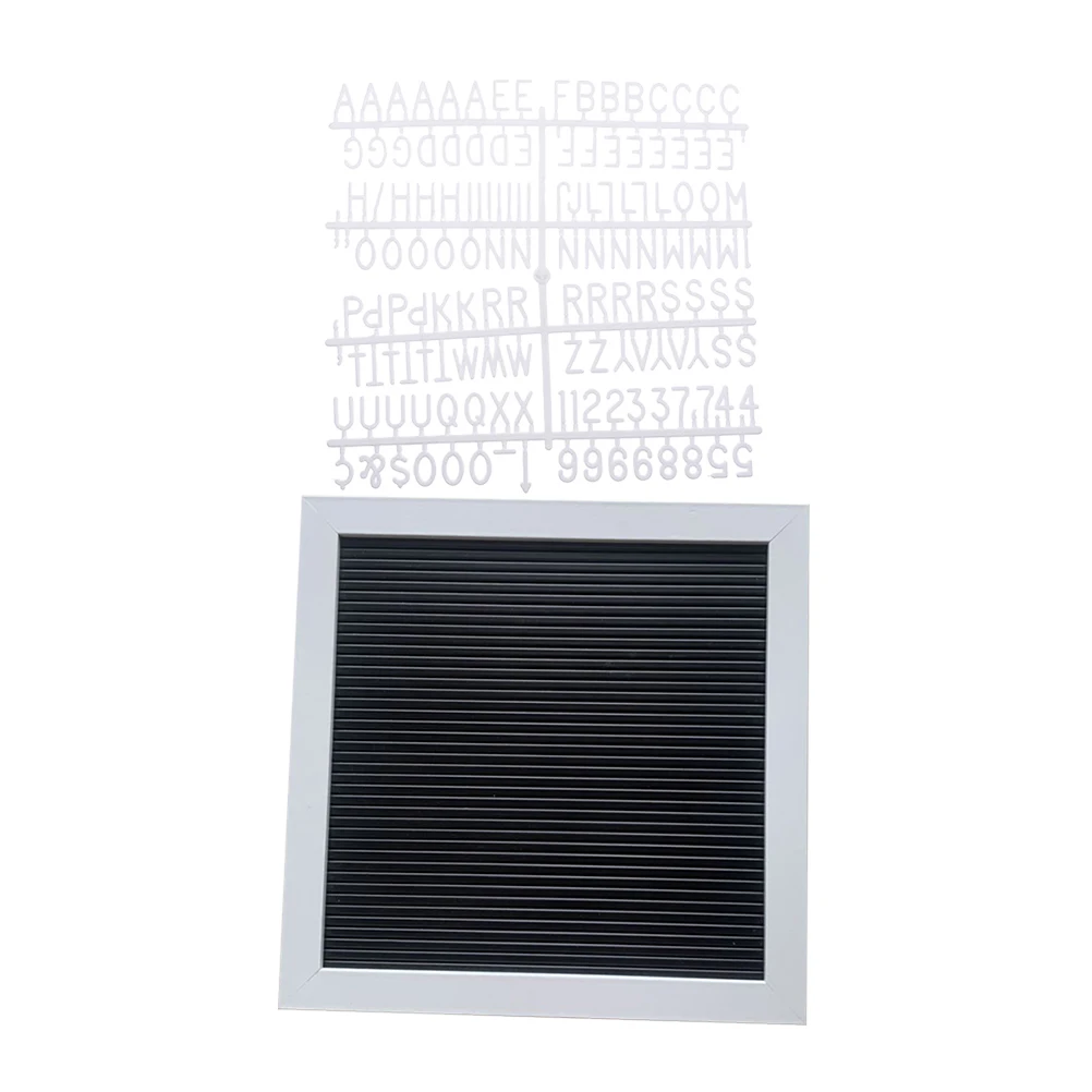 Wooden Letter Changeable Message Home Rustic Wood Framed Memo Board Detachable Letters Wall Display Communication