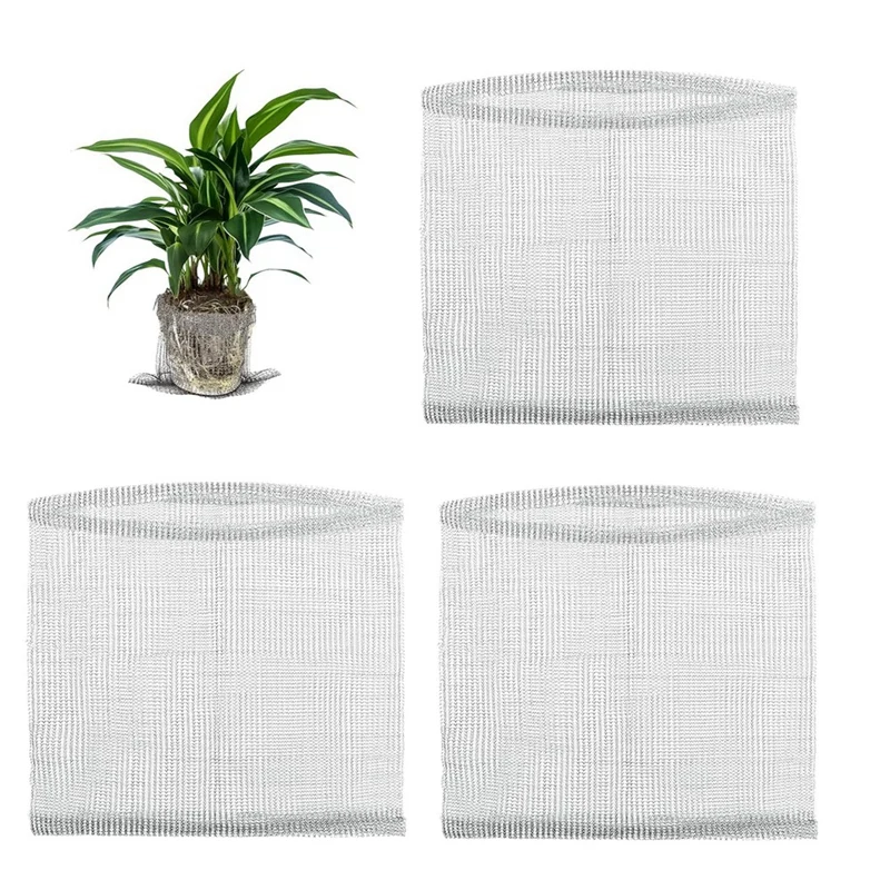 

Mesh bag 8 Packs 5 Gallon Root Stainless Steel Guard Baskets for Protects Plant Root From Gophers Moles Voles Damage Root