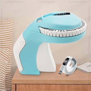 Dymo 3D 라벨이 있는 미니 휴대용 라벨 메이커, 자체 접착 3D 엠보싱 라벨 프린터, DYMO 12965 라벨 기계와 유사, B90 