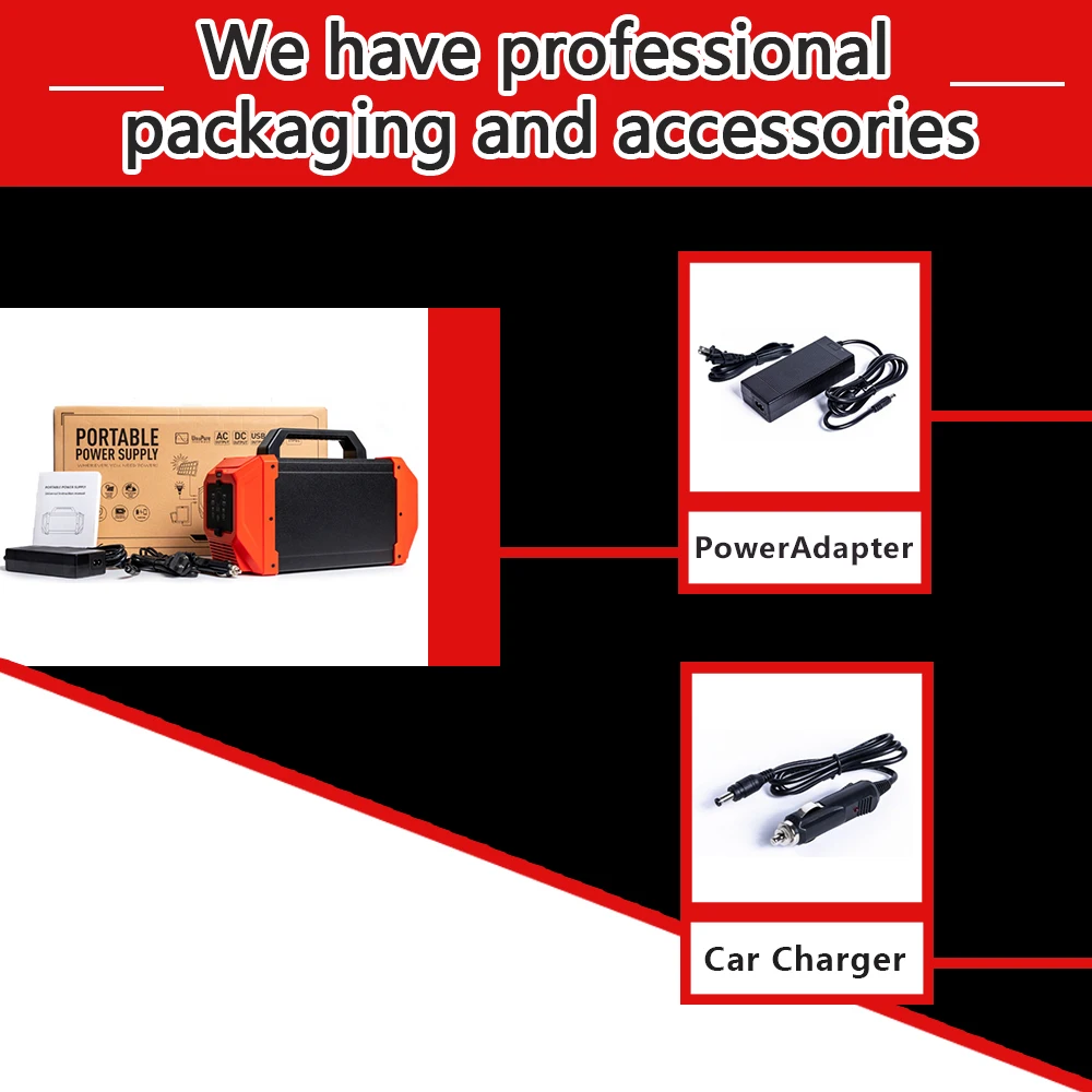 Promotion Price Solar Portable Generator DC Lighting Multifunction  Power  System For Remote Working/Hiking/Camping