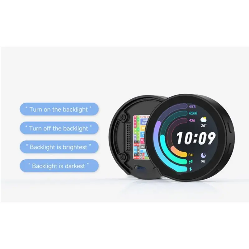 Плата разработки ELECT-ESP32-S3 для Xiaozhi 1,85-дюймовый круглый ЖК-дисплей N16R8 Deepseek AI, робот для голосового чата ESP32-S3, 1,85-дюймовый ЖК-дисплей