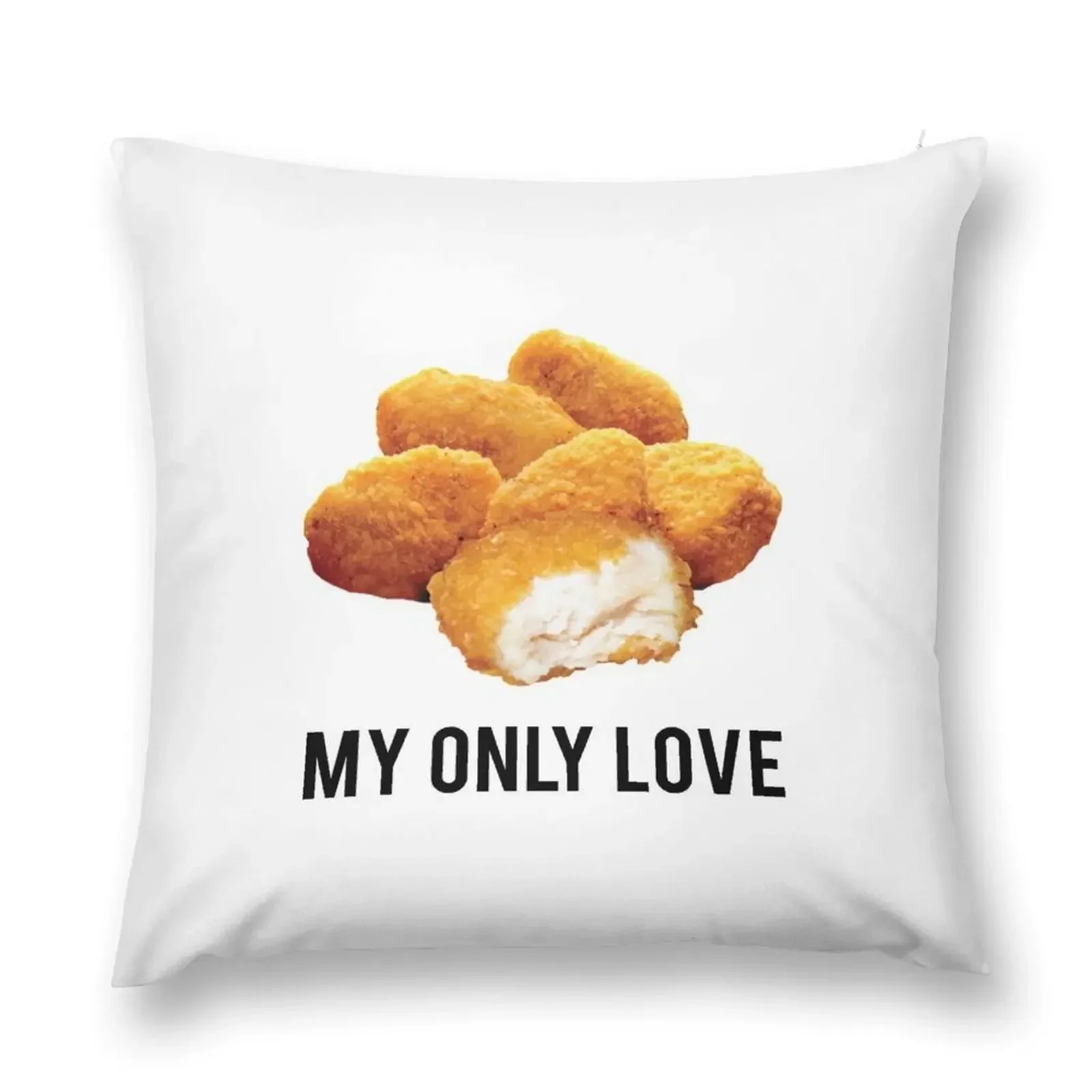 chicken nuggets my only love Throw Pillow Sofa Decorative Covers Sofa Covers Marble Cushion Cover pillow