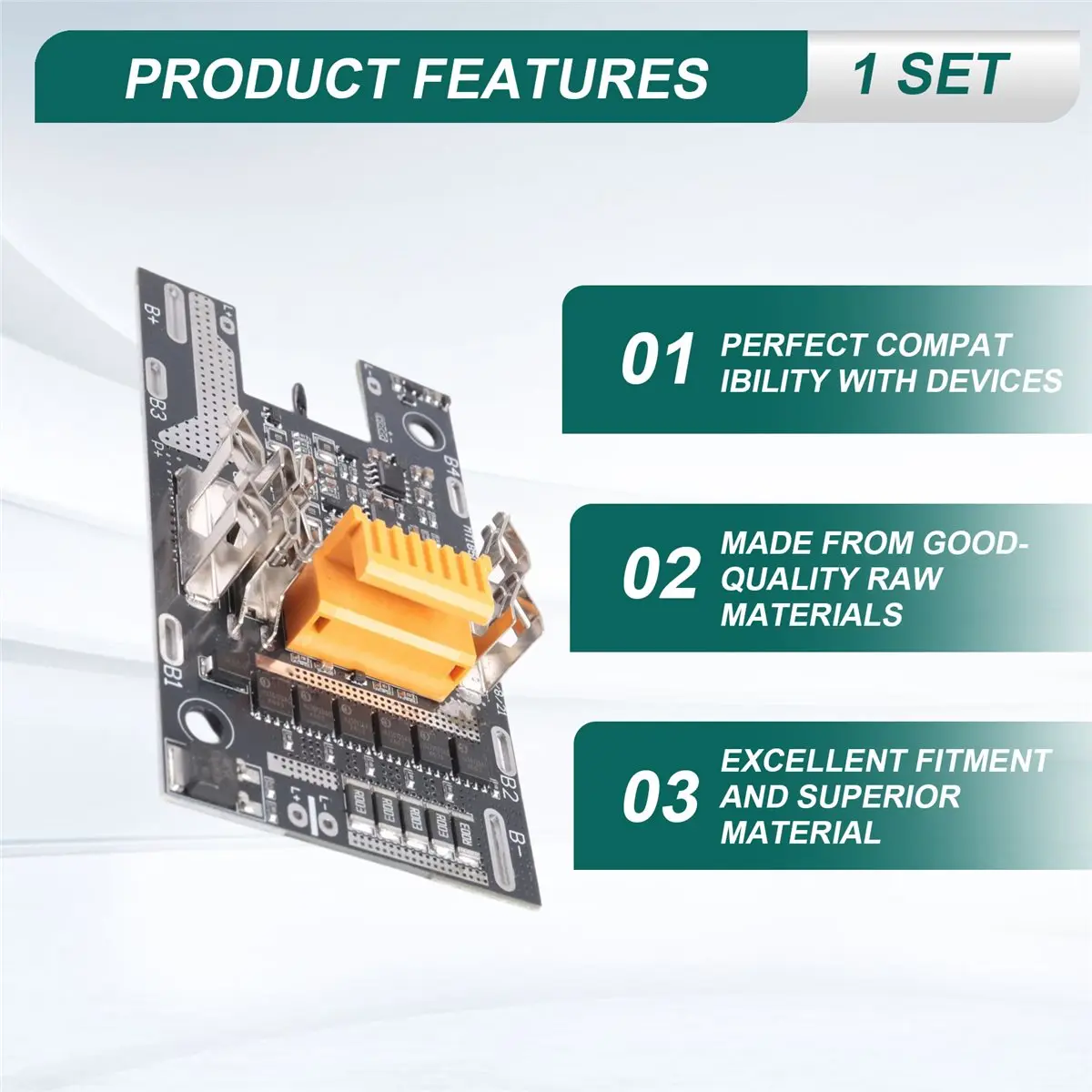 popop For 21700 Makita Battery Protection Board Dual Temperature Protection Balanced Charge Battery Protection Board