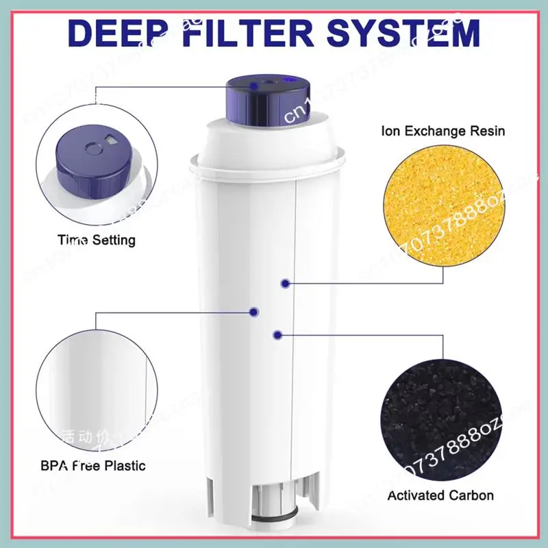 A26P 3 قطع فلتر مياه ناعم لآلة القهوة DLSC002 Delonghi DLS C002، 5513292811، CFL-950، SER3017، سلسلة ECAM ESAM