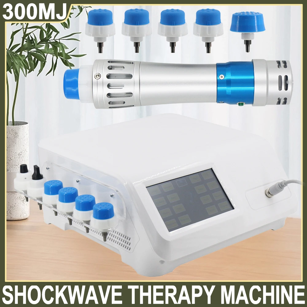 

300MJ Shockwave Therapy Machine Massager Professional Shock Wave Portable Massage Tool Effective ED Treatment Relief Body Pain
