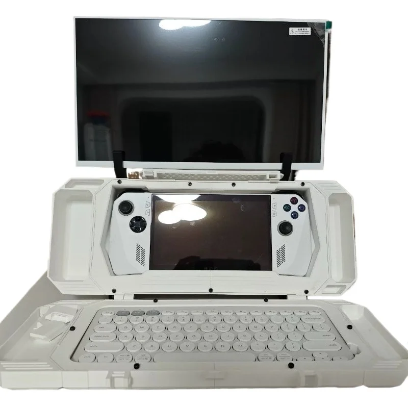 Handheld all-in-one portable storage chassis 3D printing, suitable for ROG Ally X Legion Go MSI Claw SteamDeck Rack monitor keyb