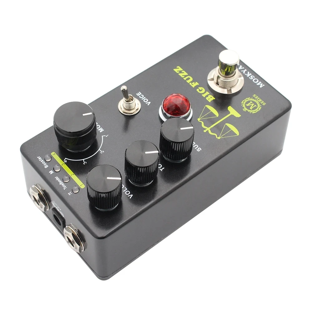 Mosky Big Fuzz Guitar Pedal 4-Mode Fuzz Distortion with Volume/Tone/Sustain Controls True Bypass for Electric Guitar Bass Player view 3