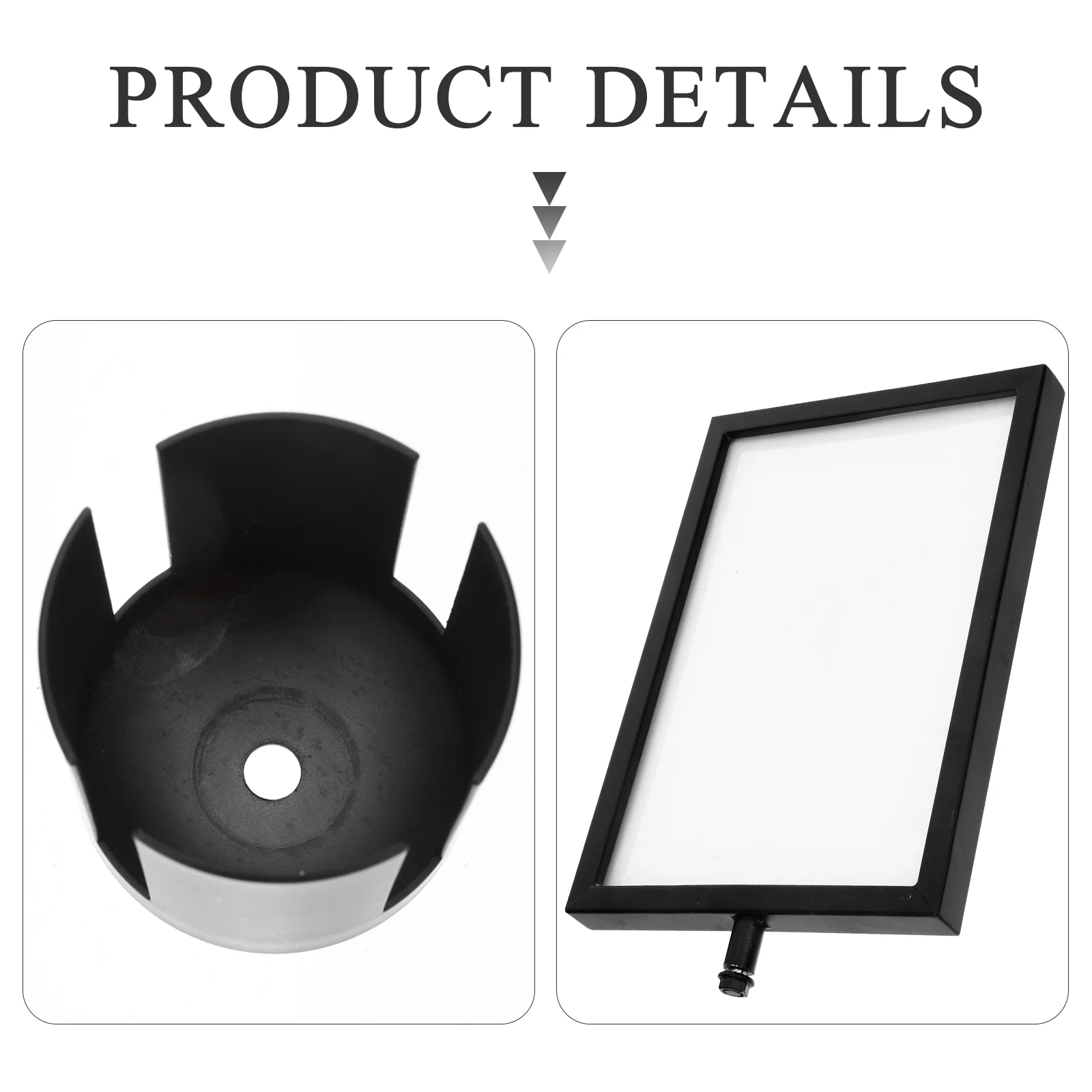 Cordon Post Sign Holder for Menus Crowd Control Indicator Retractable Belt Stanchion Portrait Top Stand Metal