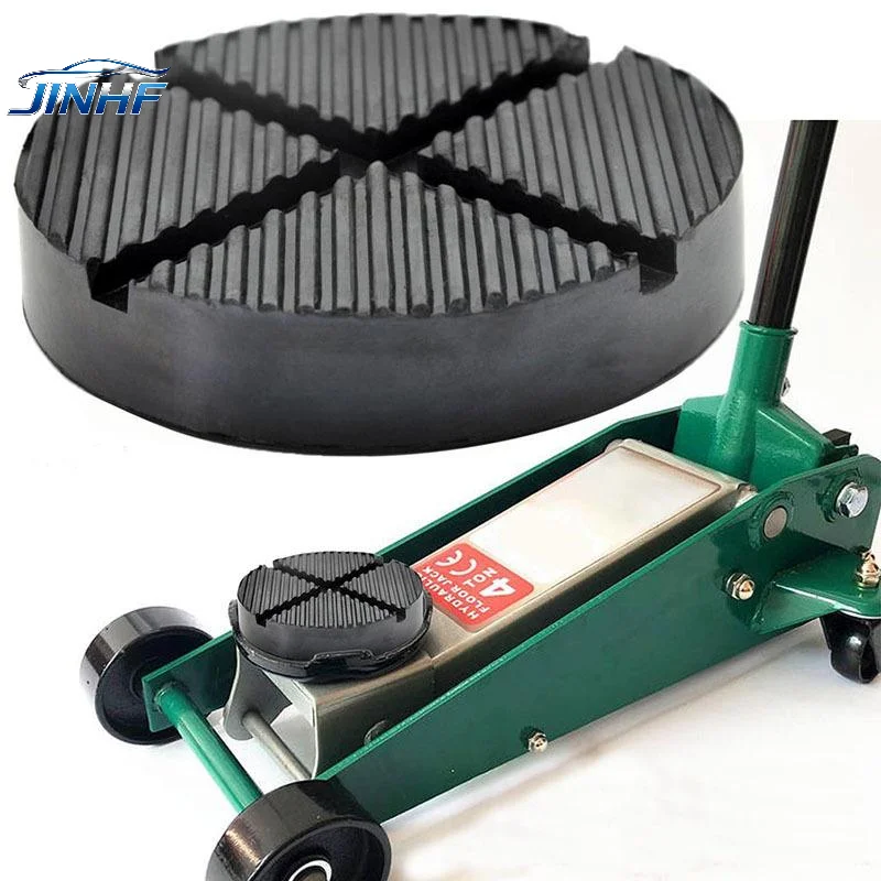 

1Pcs Car Lift Jack Stand Rubber Pads Frame Protector Floor Slotted Slotted Pinch Weld Side Lifting Disk Car Jack Rubber Pad