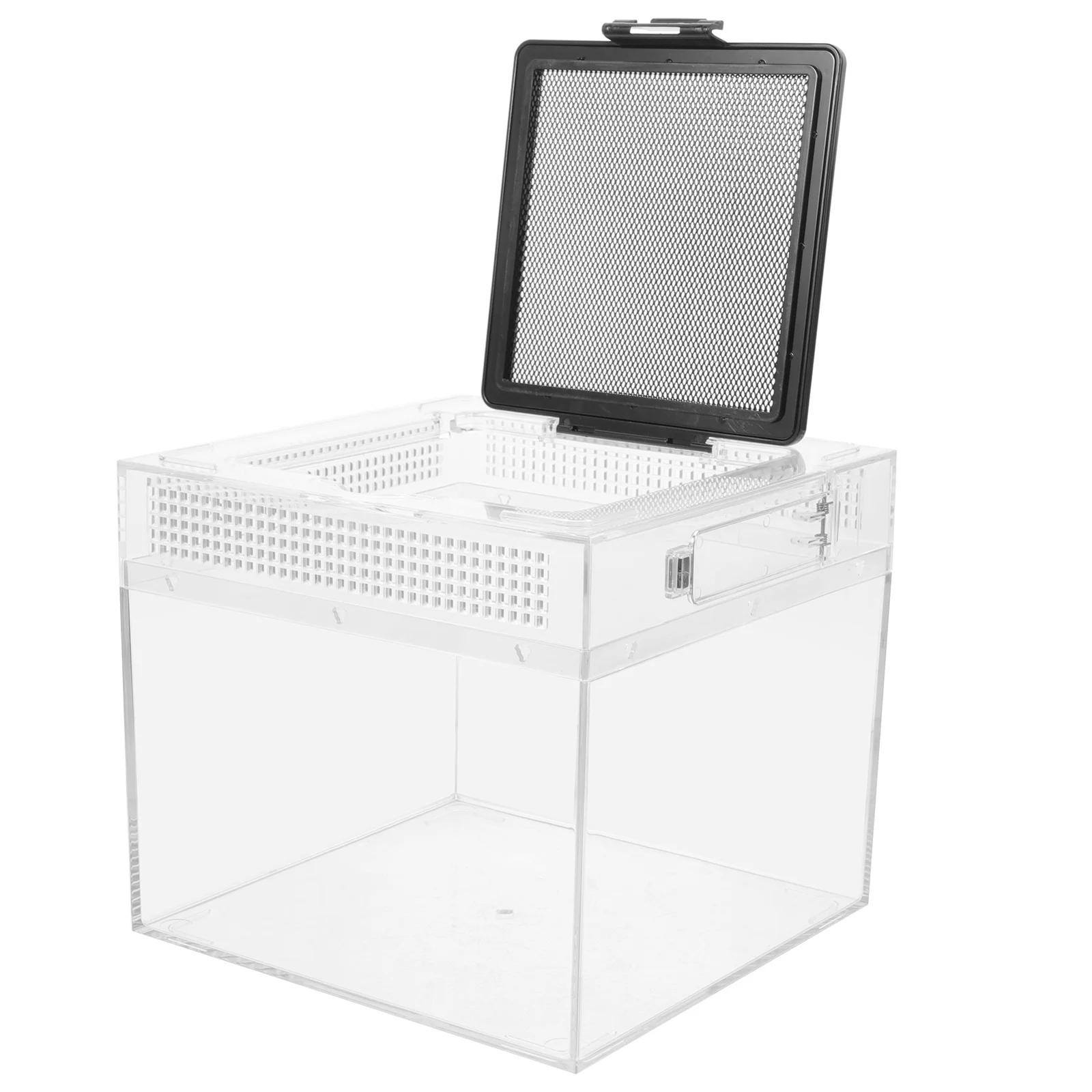 

Reptile Breeding Box Transparent Feeding Incubator For Lizard Spider Gecko Snake Tortoise With Magnetic Seal Ventilation Durable