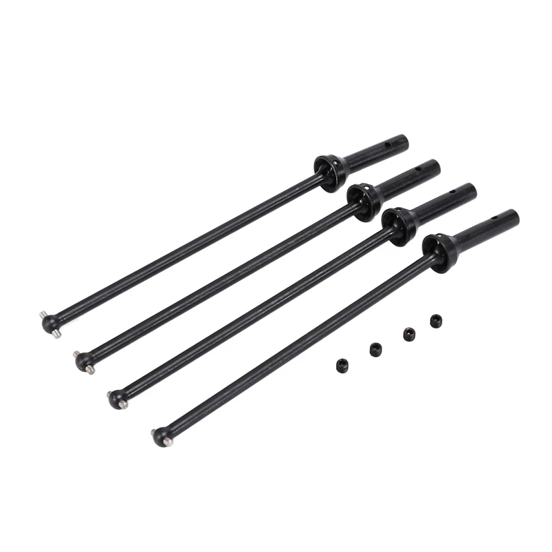 4Pcs Metall Stahl Vorne Und Hinten Antriebswelle CVD Für Arrma 1/8 Karton Outcast Notorious RC Auto Upgrade Teile