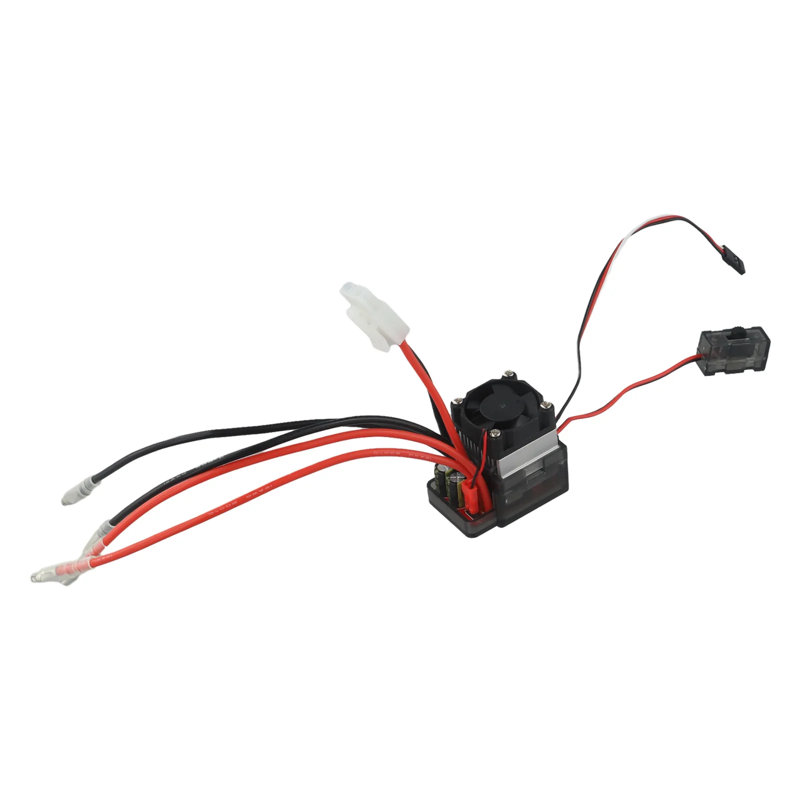 320A ESC ESC With Fan Black Red RC Model Car Boat ESC Backward Current 300A Fan Forward Current 600A RC Model Boat