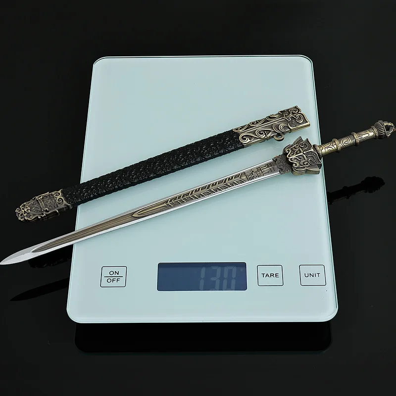 28cm/11.02in Samurai Katana Swords Medieval Game Peripherals Weapon Props Cosplay Metal Boyfriend Gift Outdoor Toys Ornaments