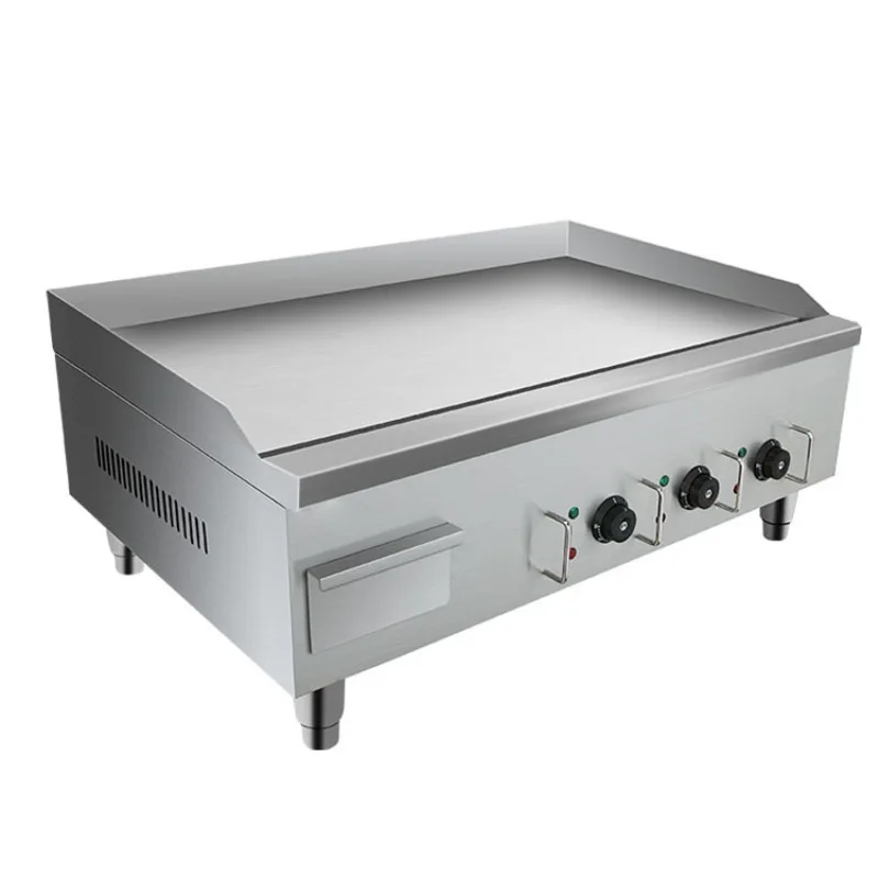 

Commercial Fried Steak Iron Plate Electric Grilling Oven, Pancake Fruit Pancake Stainless Steel Electric Grilling Oven Machine