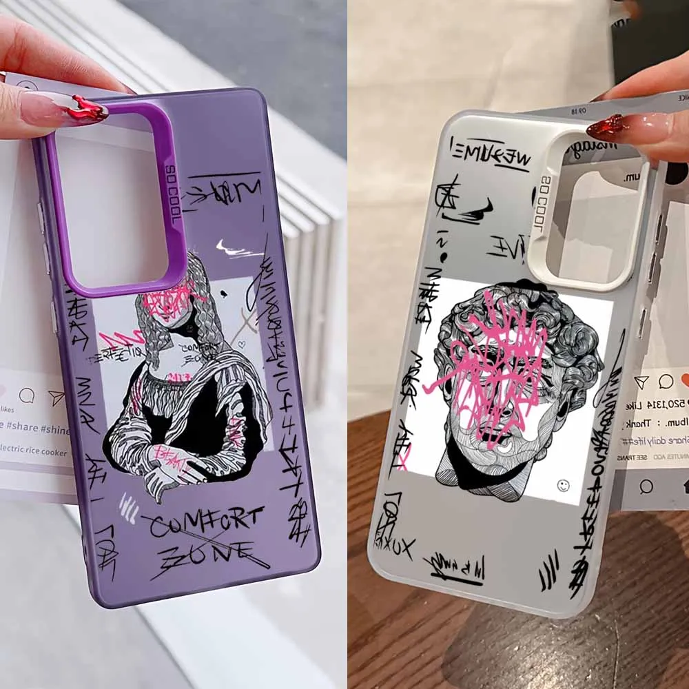 

Trendy Art Aesthetic Graffiti David For OPPO F29 A98 A94 A79 A78 A76 A74 A60 A58 A55 A38 A37 A36 A17 A15 A7 A5 A3X Phone Case