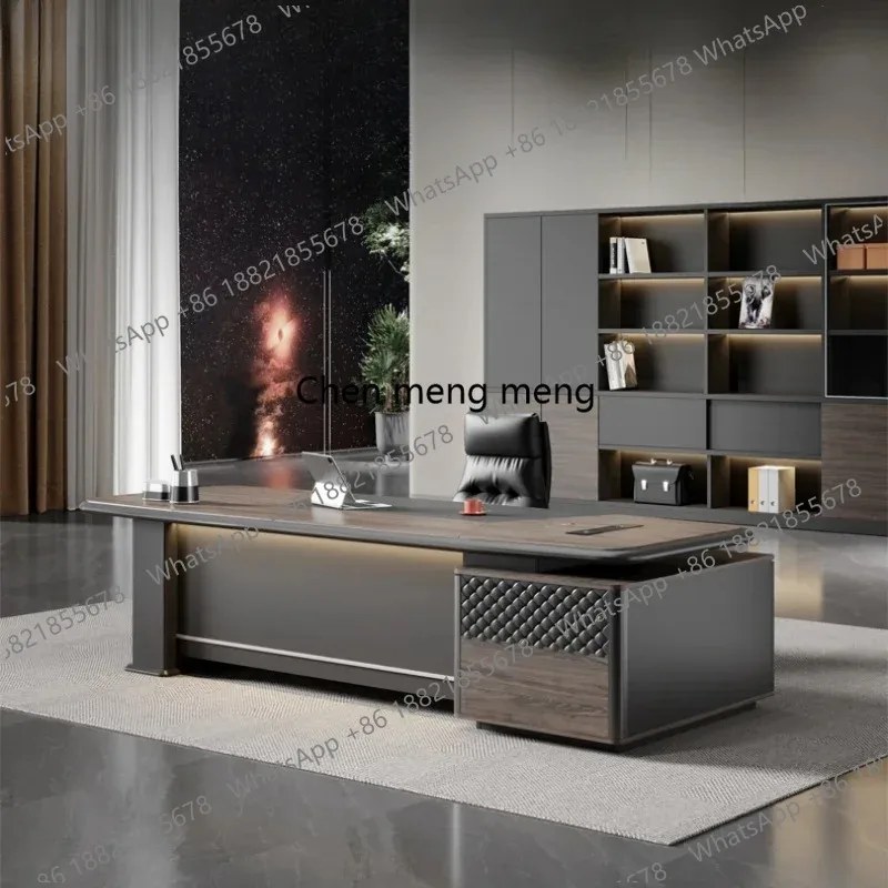 

Luxury Executive Office Desks Manager Drawers Table Storage Computer Desks Home Bedroom Mesas De Escritorio Office Furniture