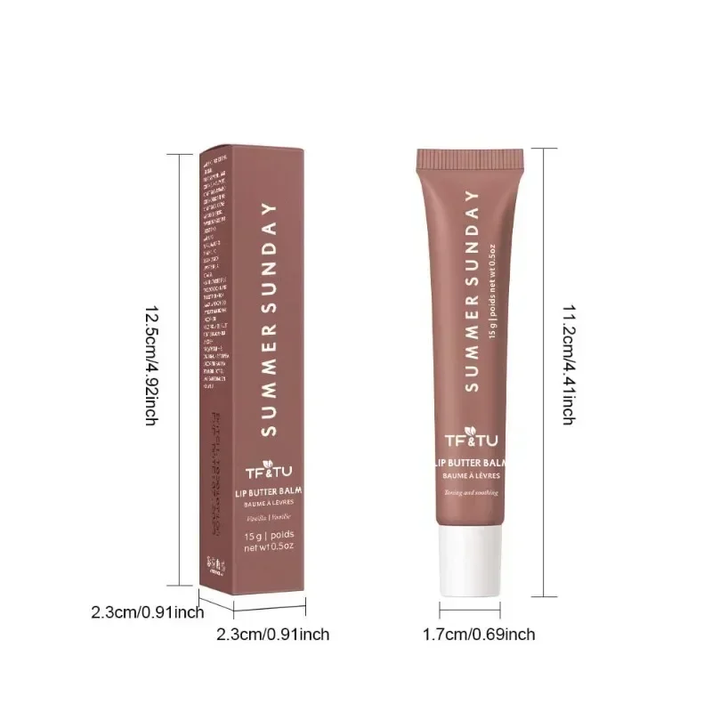 Summer Sunday Lip Balm Moisturizing Mirrors Lip Gloss Lip Vanilla Cake Smell Lipsticks Transparent Oil Make Up Pink Sugar Coffee