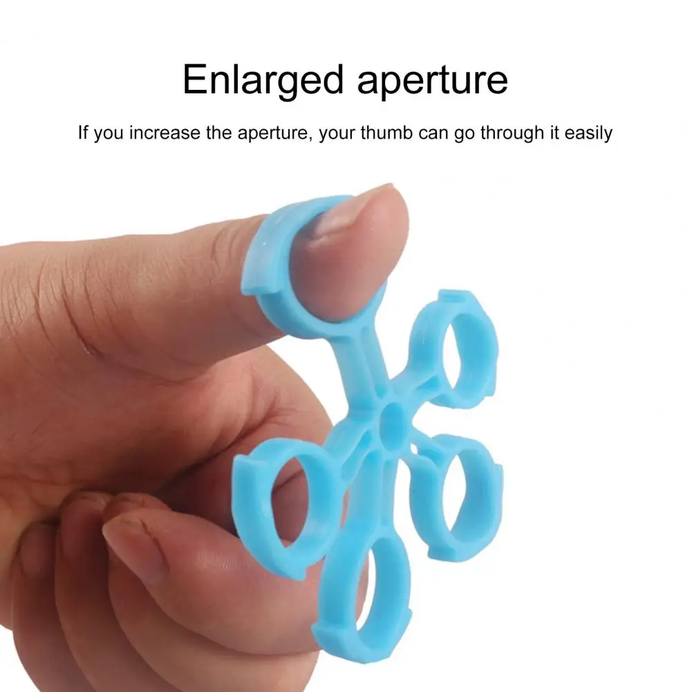 Finger Extension Trainer  Eco-friendly Strong Toughness Non-deformable  Grip Strength Finger Exerciser Training Supply