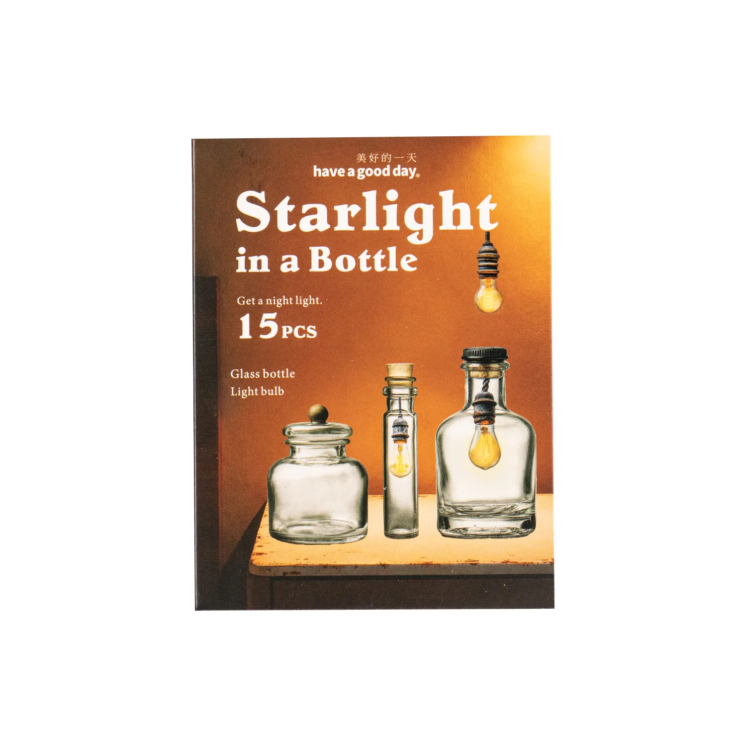 24sets/lot Kawaii Stationery Stickers Starlight in a Bottle Diary Decorative Mobile Stickers Scrapbooking DIY Craft Stickers