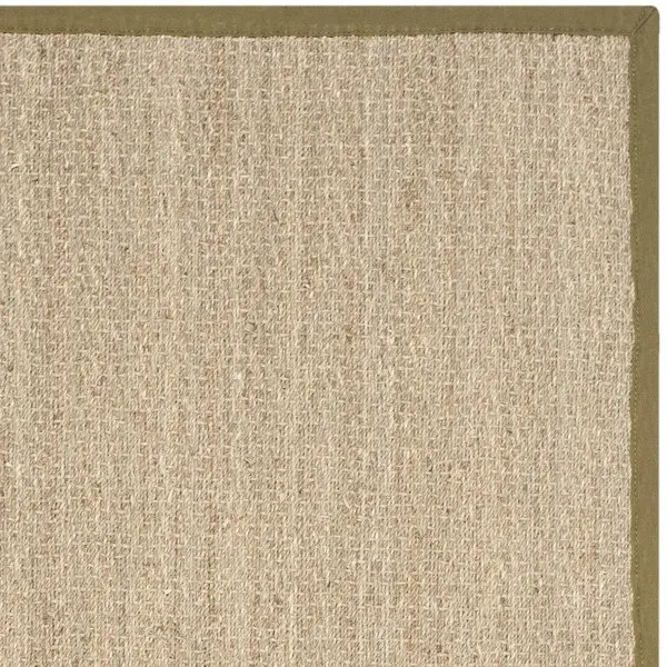 Seagrass Washable Machine Made Camping Rug with Latex Backing