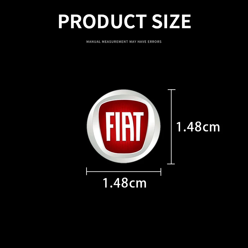 Car Interior Steering Wheel Dashboard Central Stickers Badge For Fiat 500 Ducato Pondo Punto Panda FR Abarth Doblo Stilo Bravo