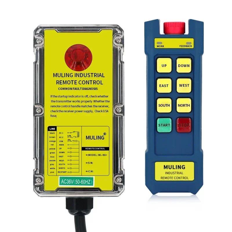

NEW ML-K6+ IP68 Shipping Fast Crane remote control Mobile Wireless control Remote control for mechanical remote equipment