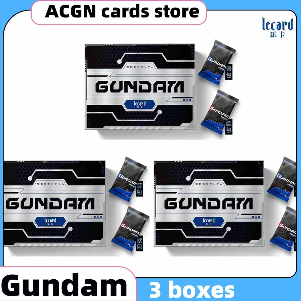 

3Boxes Gundam Collection Card CCG Card Figure Interstellar Apocalypse Knights on Debris Card Table Toys for Children Game Toy