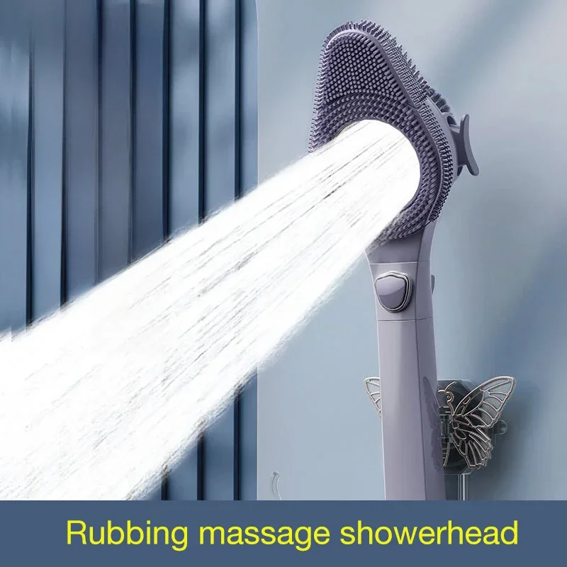 Pressure boosting showerhead, pressurized household water heater, bathroom shower massage head, super strong rain shower set