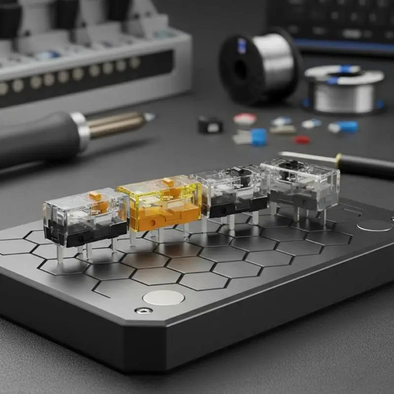 TTC Micro Switch Gold Contact for Esports Mouse Precision Click Left Right Replacement Professional Use