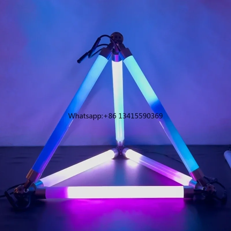 

360 Degree Full Color Light Tube Magic Led Stage Rgb Bar Ip44 Dc24v Rainbow Display Light Tube