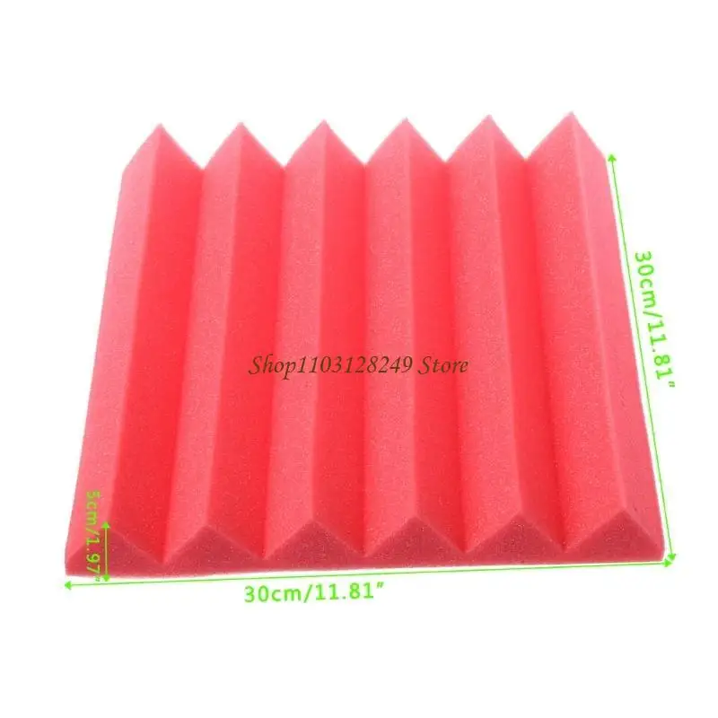 N5KD 30x30x5cm Soundproofing Foam Studio Acoustic Sound Absorption Ti