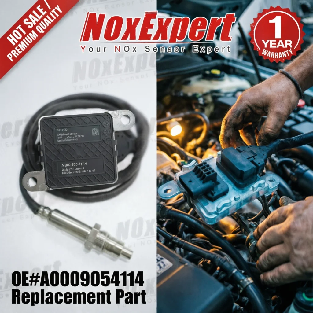 

NOxExpert A0009054114 NOx Sensor for Mercedes-Benz W205 W213 X253 W222 C-Class E-Class GLC S-Class Nitrogen Oxide Sensor
