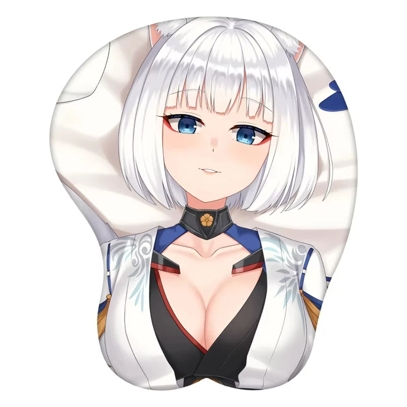 

3d-коврик для мыши Kaga Bluetooth Lane, силиконовый сексуальный креативный игровой коврик для запястья, подарок