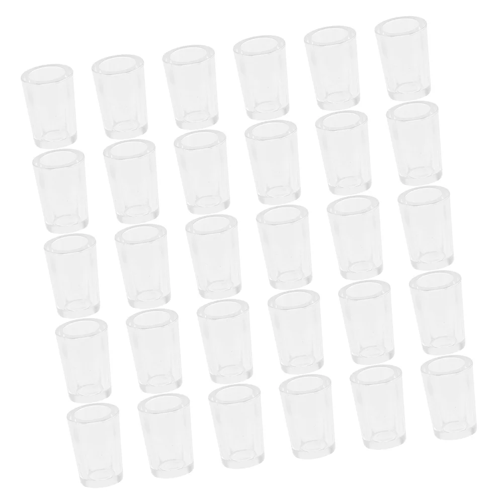 30pcs Miniature Cup Model House Accessories Tiny Drink Mini Cups Cups Empty Toy ABS Mini Models For Decor