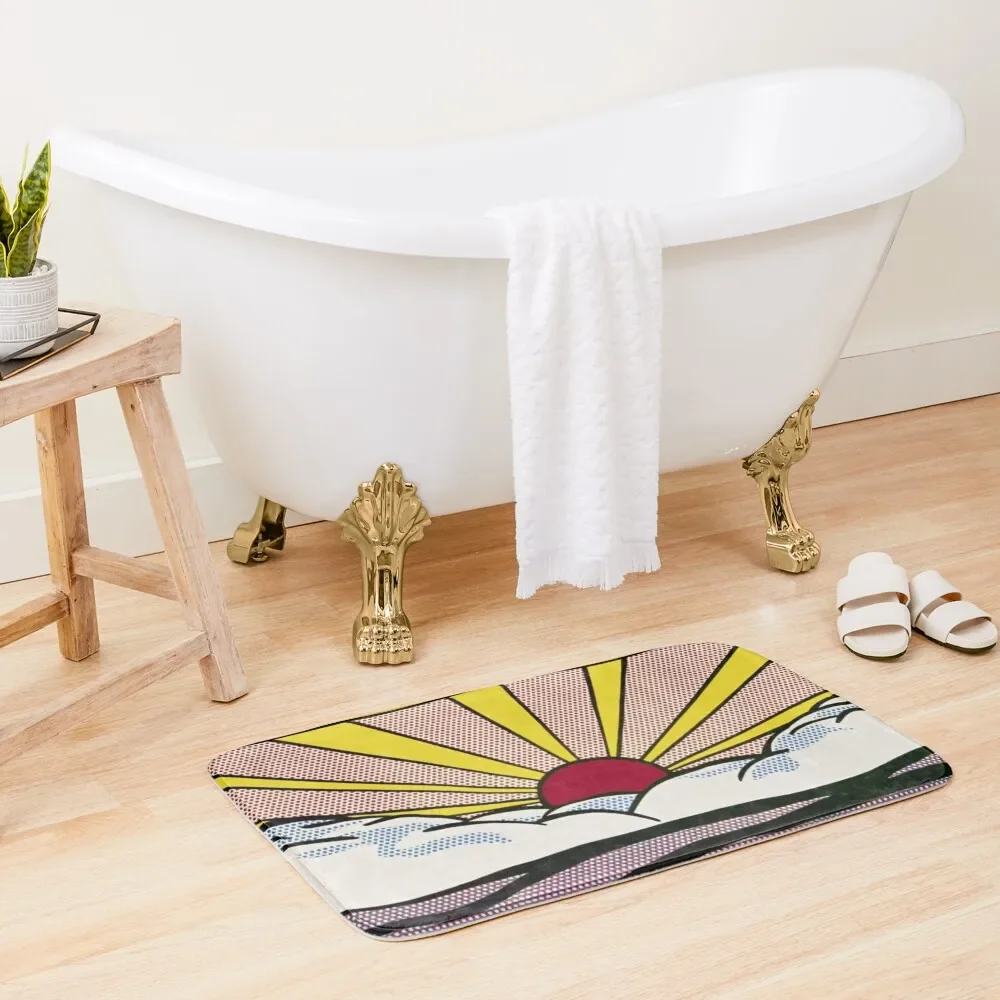 

Sunrise - Lichtenstein Roy Bath Mat Room Carpet Bathrooms Accessories Novelties Mat