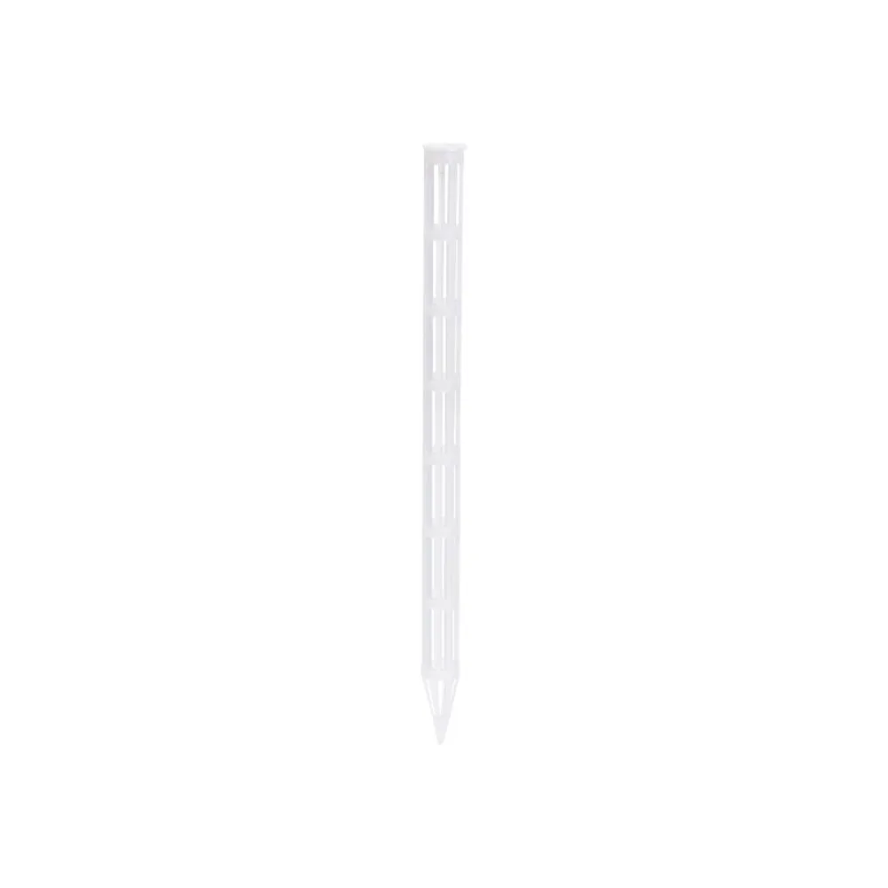 White Plastic Aeration Tubes 40 pcs 25 x 1.5 cm for Soil Oxygen in For Pots Support Root Health in Bonsai Succulent Plants