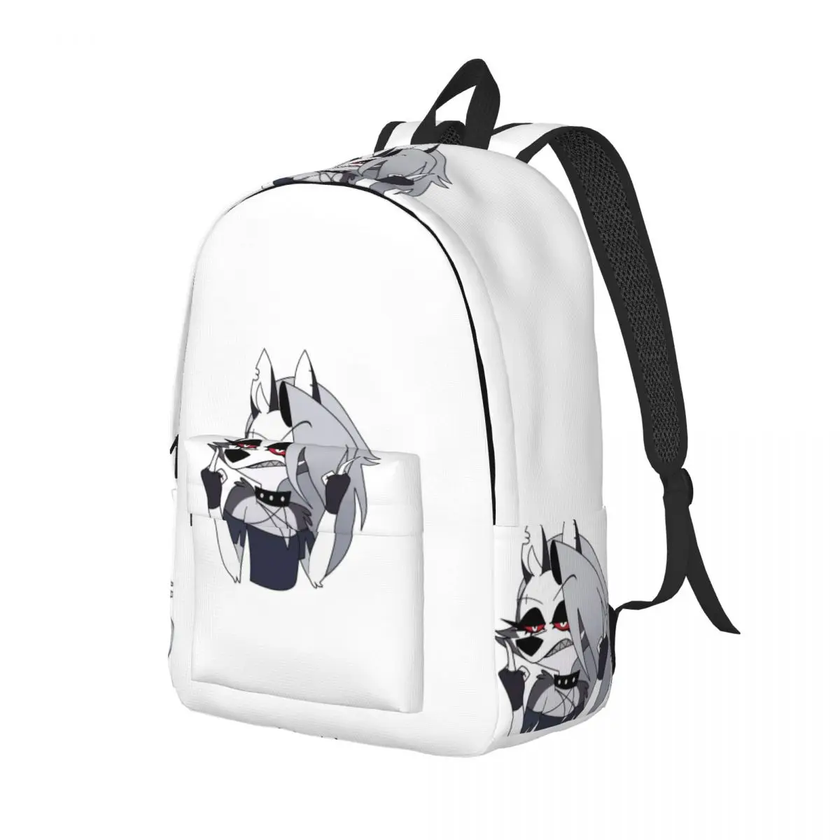 

Helluva Boss Loona Backpack Daypack Large Capacity Children BookBag School Bag Shoulder Bags for Boys Girls