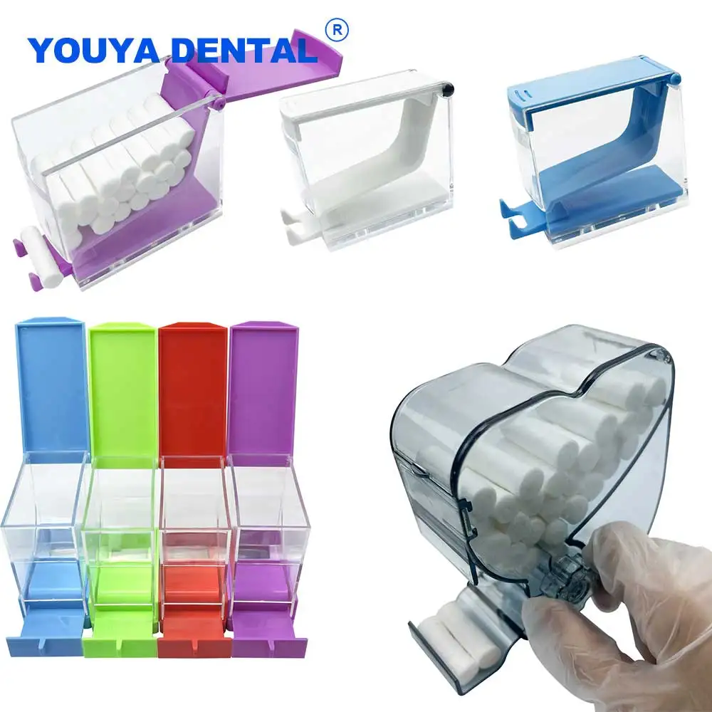 

Новый держатель для стоматологического ватного вата, вращающийся/пресс-стиль, ящик для хранения хлопка, ортодонтические товары, органайзер для стоматологии