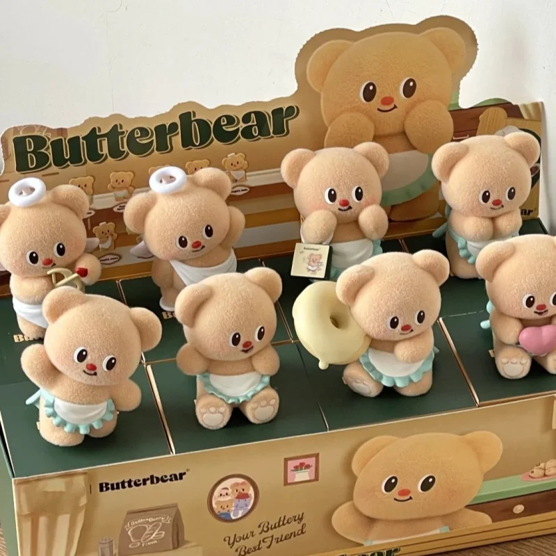 The New Cute Butterbear Business Day Series Blind Box Hand Table Decoration Doll Plush Fan Collection Exclusive Gift