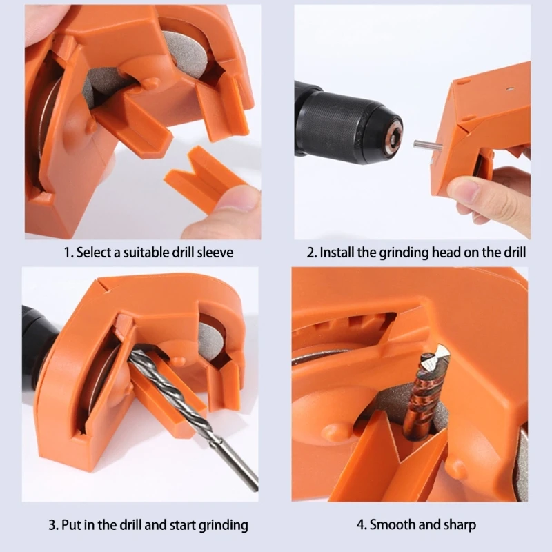 Multipurpose Drill Bit Sharpener Sharpening Tool for Home and Professional Use
