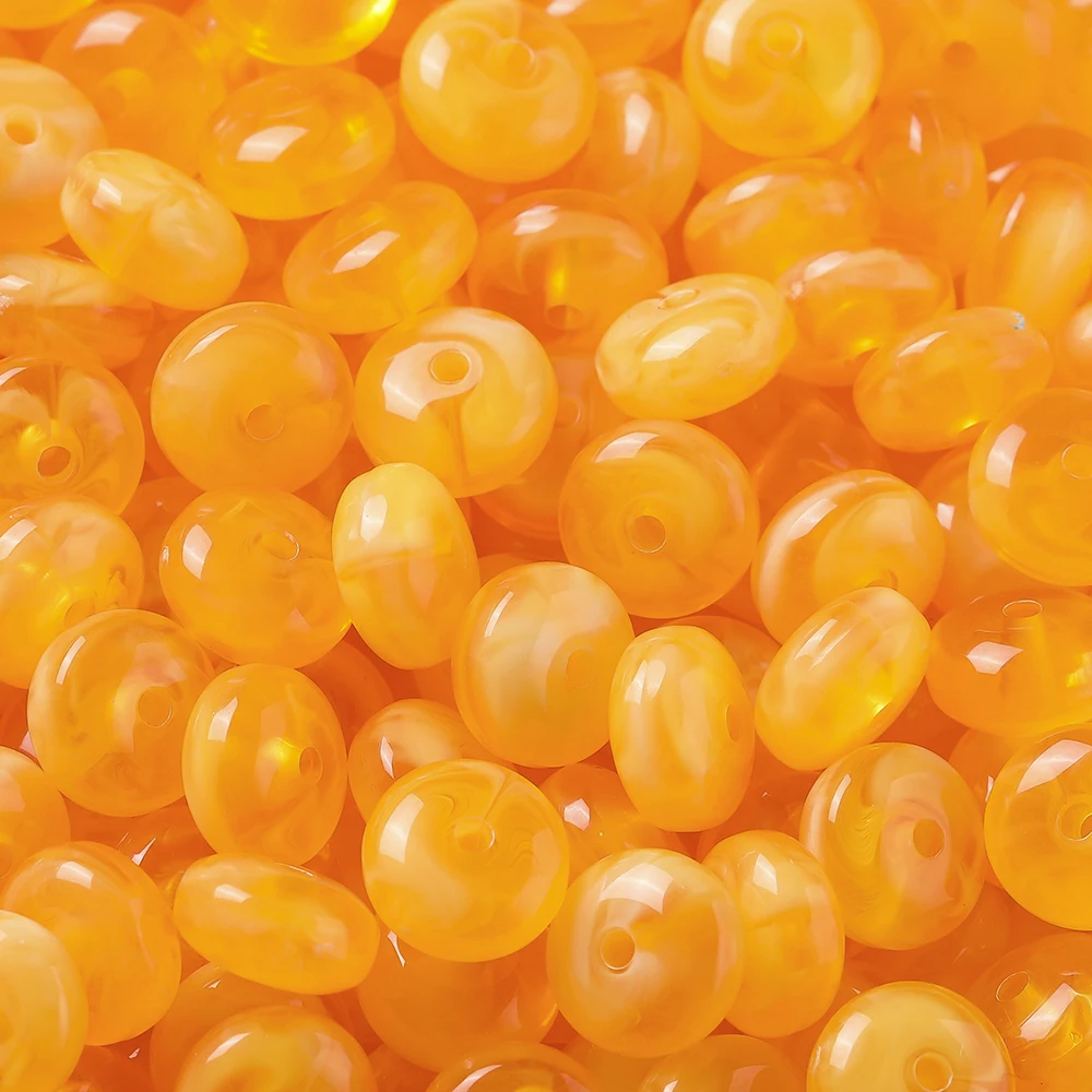 50 stuks gekleurde acryl twee kleuren kralen platte ronde spacer kralen voor doe-het-zelf oorbellen kettingen armbanden sieraden maken bevindingen