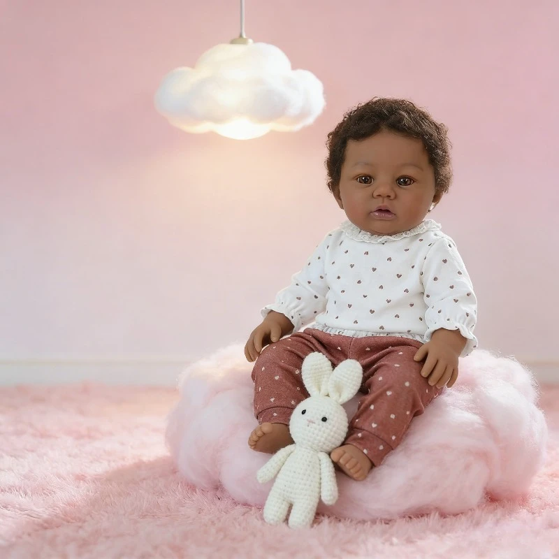 

18indh 45CM Realistic Painted Hair Abigail with Soft Cotton Body Birthday Christmas Gift