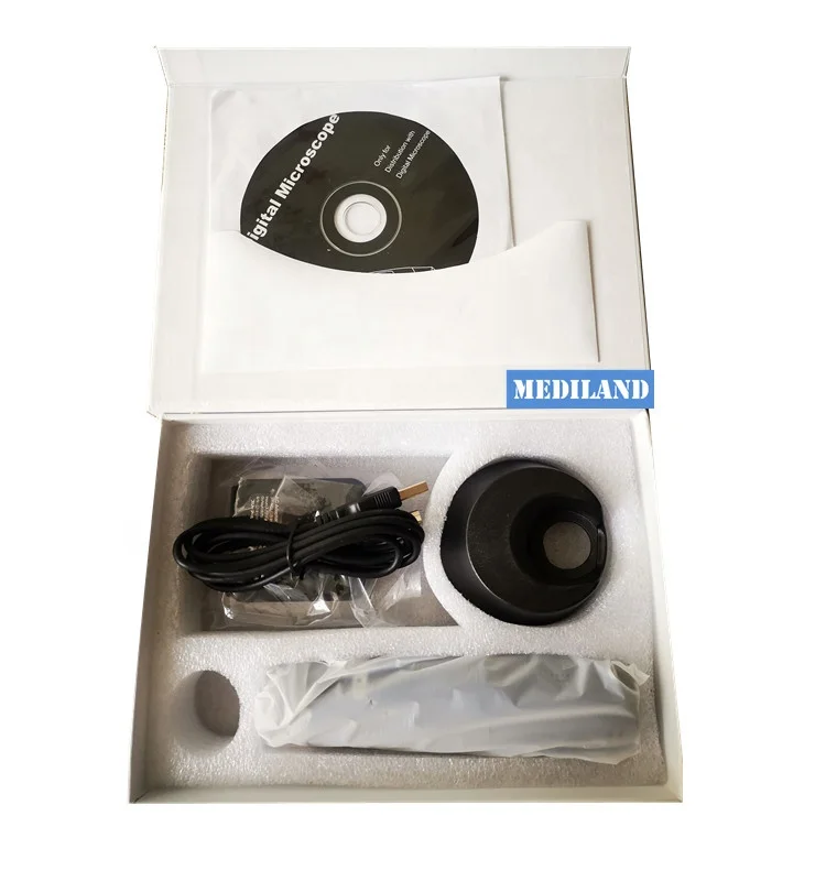 Hot Sale Digital Wifi Polarized Dermatoscope ML-403P USB microscope 8 LED to check /Hair Industrial and Agrltural use
