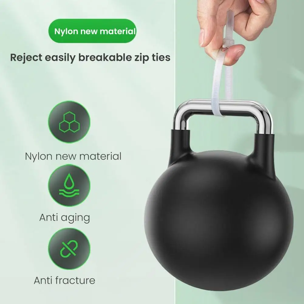 15cm Cable Zip Ties Releasable Adjustable Nylon Cable Ties Multi-Purpose Self-Locking Plastic Wire Ties For Cord Managements